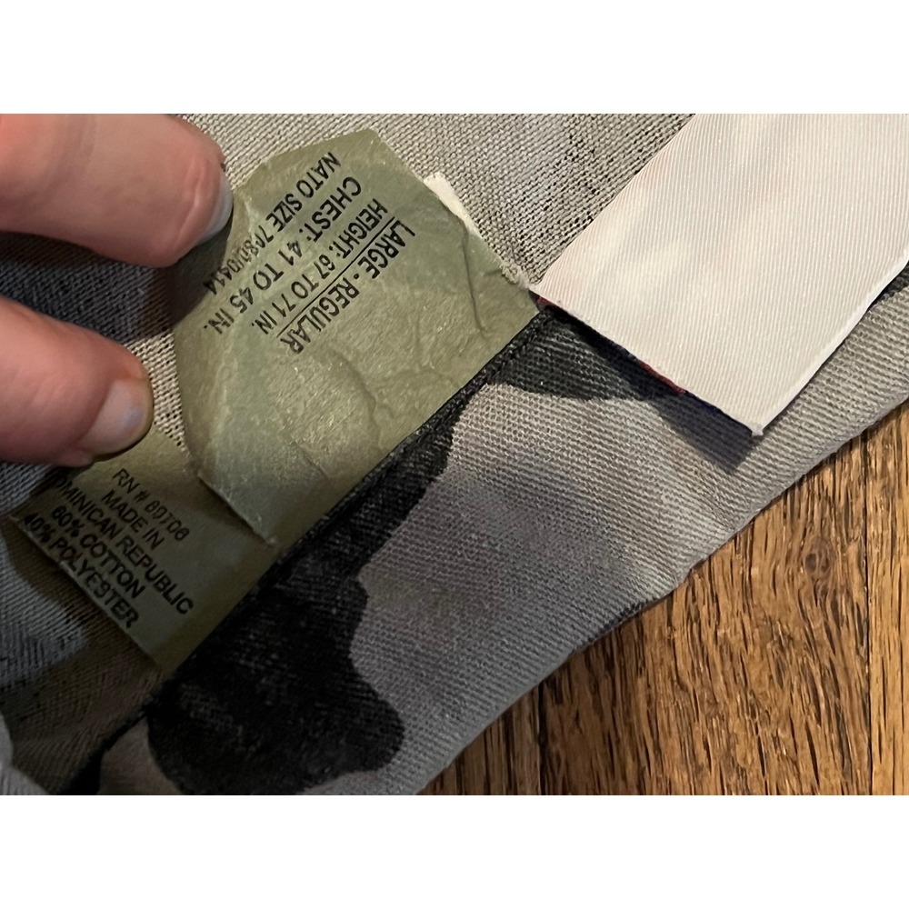 Propper Mens Urban Camo BDU Field‎ Jacket Grey Black Large Regular RN 89108 - Picture 6 of 16